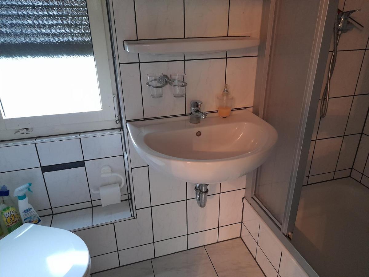 Vila Bungalow Am Waldbad Dahlen Exteriér fotografie